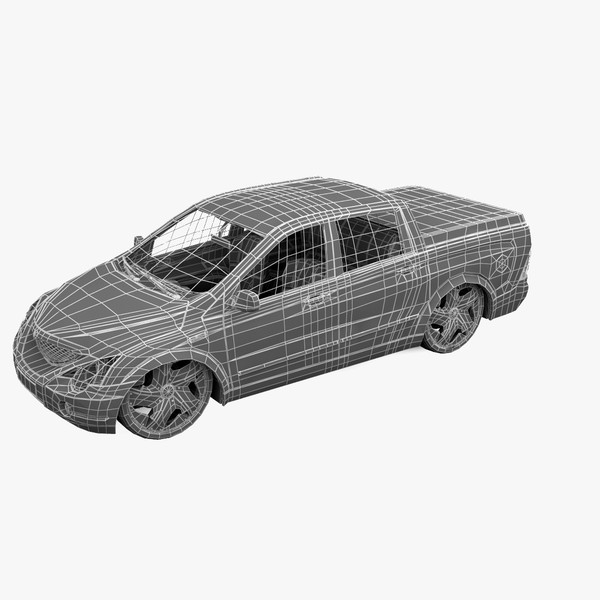 ssangyong actyon lowrider 3d model - SsangYong Actyon Lowrider by 3d_molier