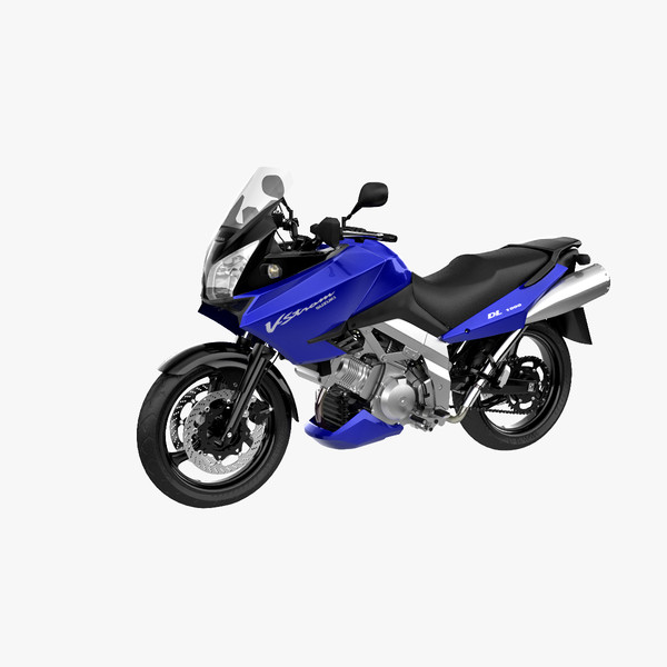 suzuki dl1000 v strom 3d model - Suzuki Dl1000 V Strom by 3d_molier