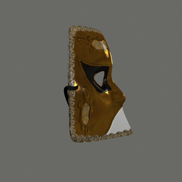 3d venetian mask model - Venetian Mask... by iio