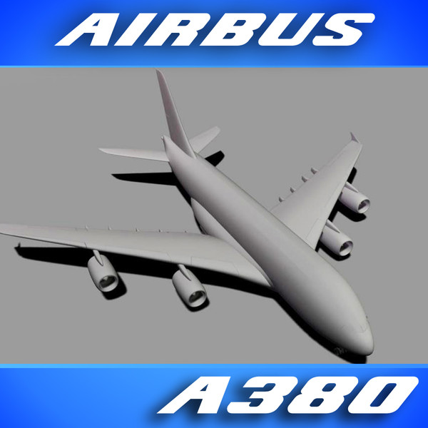 3ds airbus a380 lufthansa airliner - Airbus A380 Airliner (Lufthansa) by PerspectX