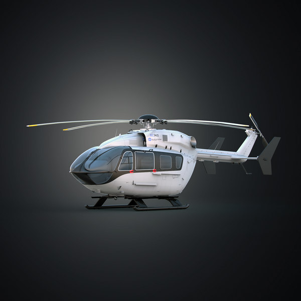 eurocopter ec145 t2 mercedes-benz c4d - Eurocopter EC145 T2 Mercedes-Benz Style... by dimosbarbos