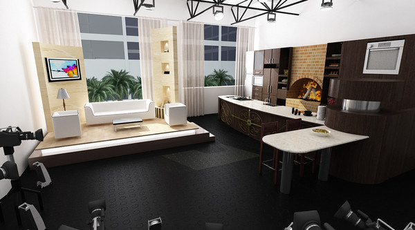 max scene tv studio - TV Studio Set by Ralf128