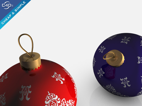 3d christmas balls - Christmas balls by Videomeka