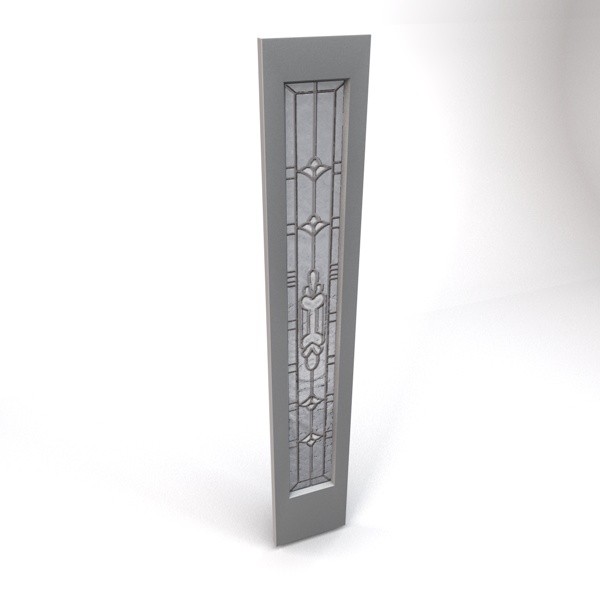 cinema4d steel sidelite - Door Sidelite by tdubic