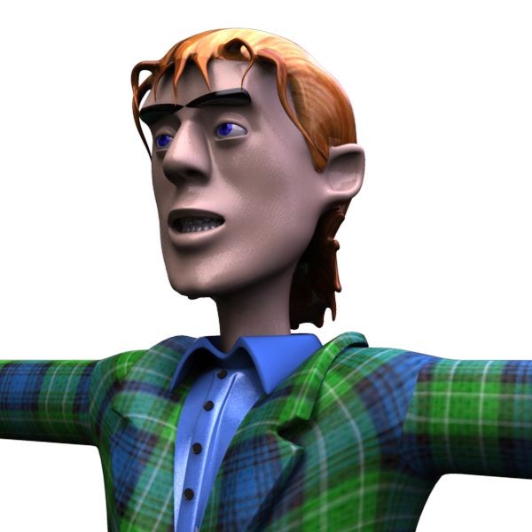 3ds max man character - Man by makeionesco