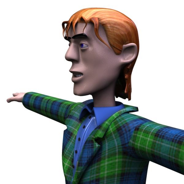 3ds max man character - Man by makeionesco
