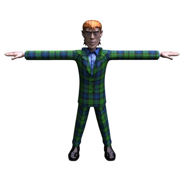 3ds max man character - Man by makeionesco