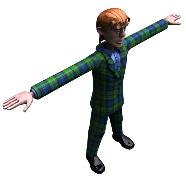 3ds max man character - Man by makeionesco