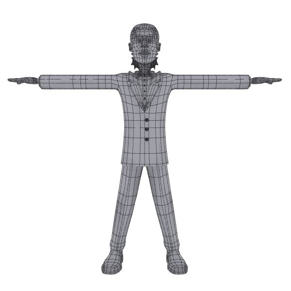 3ds max man character - Man by makeionesco