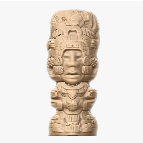 mayan sculpture 3d model - Mayan Sculpture... by Interu2x