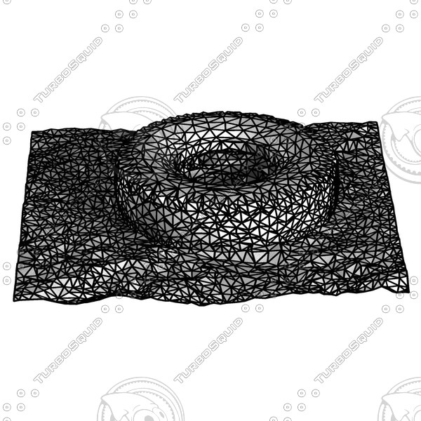 tire sand beach 3ds free - tire  sand  beach garbage by edikm1