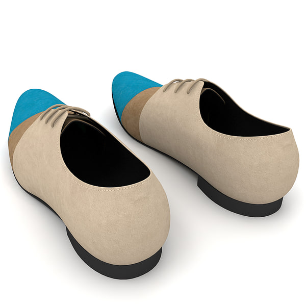 3dsmax men shoes ana locking - Men Shoes Ana Locking Blue by 3d_molier