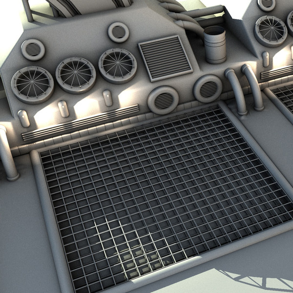 futuristic bridge environment scene 3d c4d - Futuristic Bridge Environment by KeremGogus