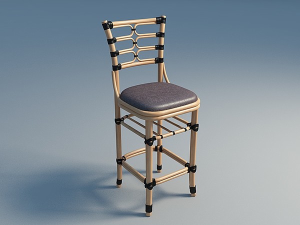 billiard bar 3d model - Chair by Babanov