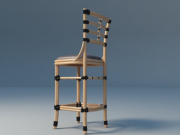 billiard bar 3d model - Chair by Babanov