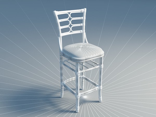 billiard bar 3d model - Chair by Babanov