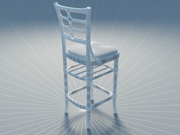 billiard bar 3d model - Chair by Babanov