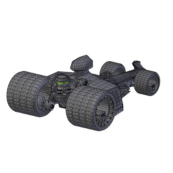 3d fantasy armored tanks racers model - Post Apocalyptic Racer by StudioEgan