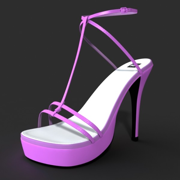 maya fashion heel shoes - High Heel Shoes Pack 3d Model by Bitmapworld