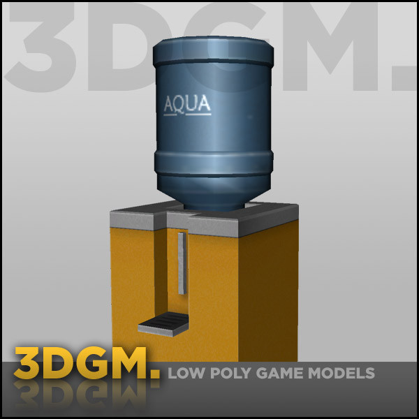 water cooler 3d obj - water cooler 3DGM by 3D Game Models