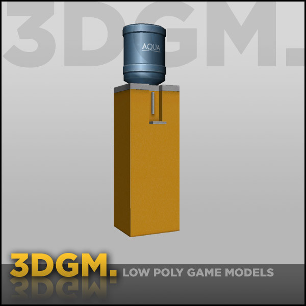 water cooler 3d obj - water cooler 3DGM by 3D Game Models