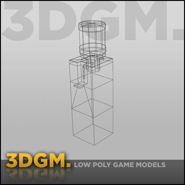 water cooler 3d obj - water cooler 3DGM by 3D Game Models