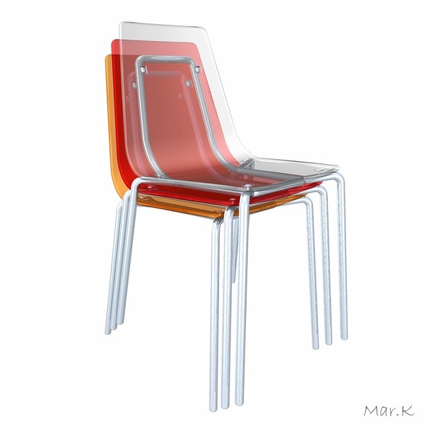 3d plastic chair wind - chair Wind by Mar.K