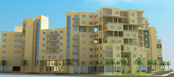 residential compound 3d model - Residential Compound by Ralf128
