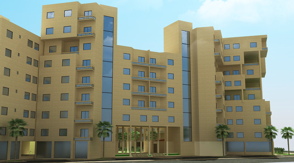 residential compound 3d model - Residential Compound by Ralf128
