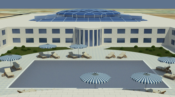 hotel amusement park 3d max - Hotel & Amusement Park Complex by Ralf128