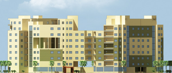 residential compound 3d model - Residential Compound by Ralf128