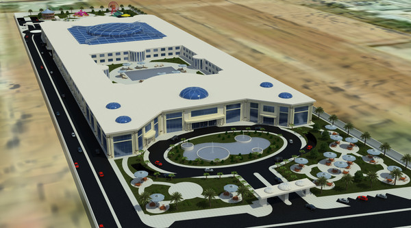 hotel amusement park 3d max - Hotel & Amusement Park Complex by Ralf128