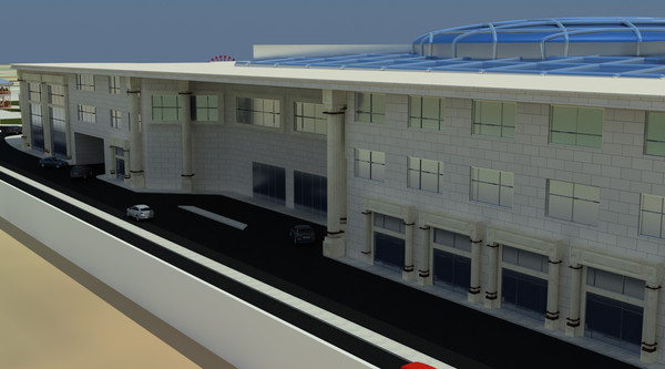hotel amusement park 3d max - Hotel & Amusement Park Complex by Ralf128