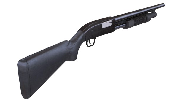 mossberg 500 persuader shotgun 3d max - Photoreal Mossberg 500 Persuader Shotgun by CodeVeroby