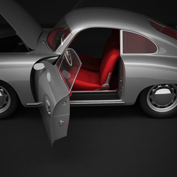 porsche 356 1600 coupe max - Porsche 356 A 1600 Coupe by SamJigga