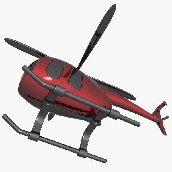 3d model toy helicopter v1 - Toy Helicopter V1 by gin3d