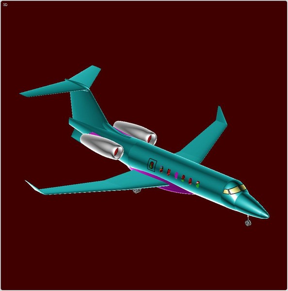 3ds max learjet 85 business jet - Learjet 85 Aircraft  Assembly Model by RodgerSaintJohn