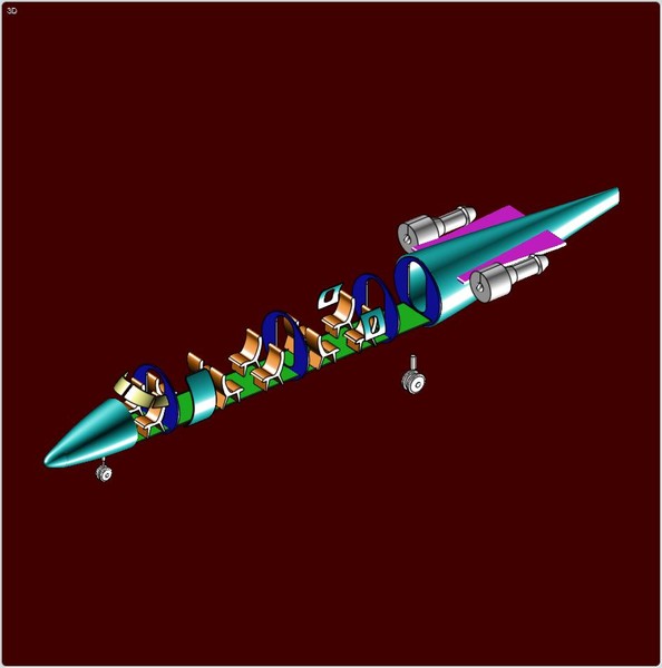 3ds max learjet 85 business jet - Learjet 85 Aircraft  Assembly Model by RodgerSaintJohn