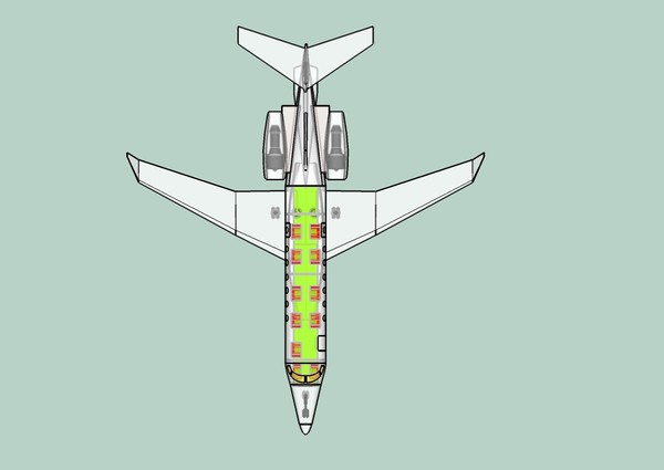 3ds max learjet 85 business jet - Learjet 85 Aircraft  Assembly Model by RodgerSaintJohn