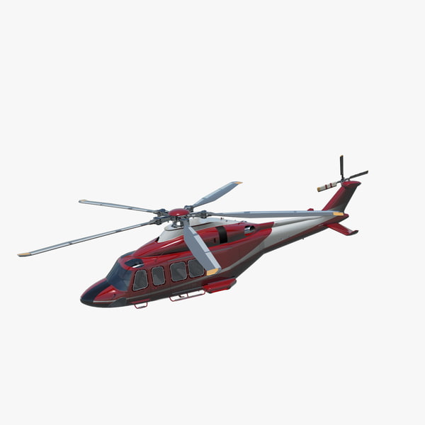 3dsmax agustawestland aw139 helicopter - Agusta Westland AW139D by dimosbarbos