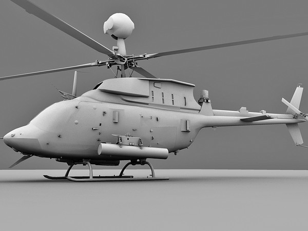 3d model kiowa warrior oh-58d - OH-58D Kiowa Warrior 3d model by Eric.Levi