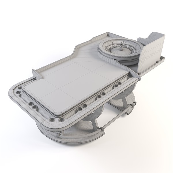 casino modeled roulette 3d model - Casino by ms_Dessi