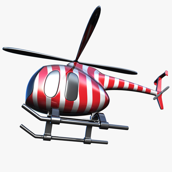 3d model toy helicopter v2 - Toy Helicopter V2 by gin3d