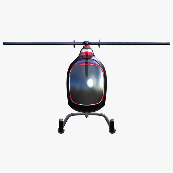3d model toy helicopter v2 - Toy Helicopter V2 by gin3d