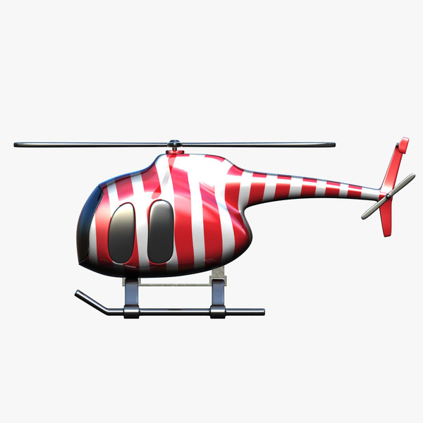 3d model toy helicopter v2 - Toy Helicopter V2 by gin3d