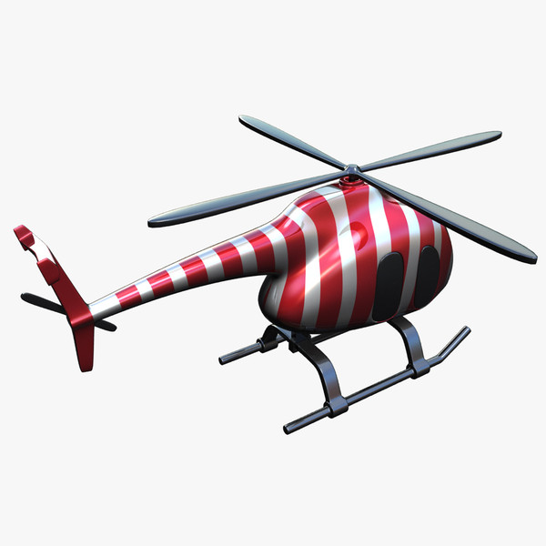 3d model toy helicopter v2 - Toy Helicopter V2 by gin3d