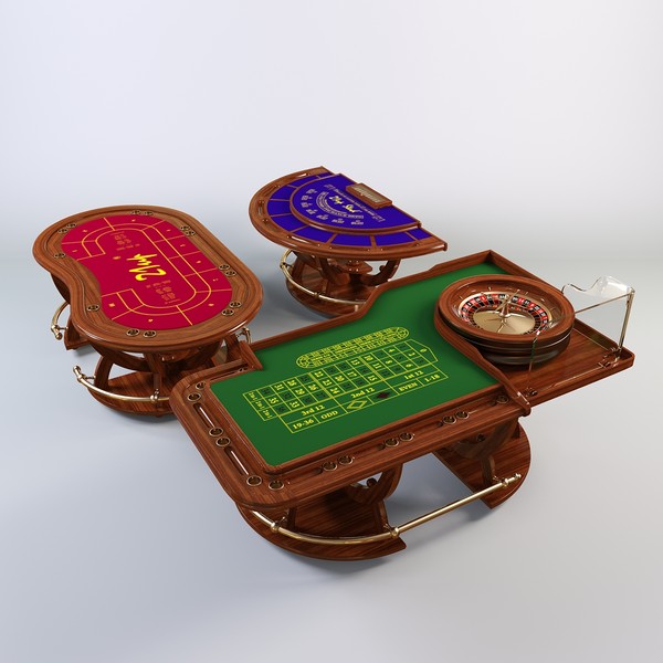 casino modeled roulette 3d model - Casino by ms_Dessi