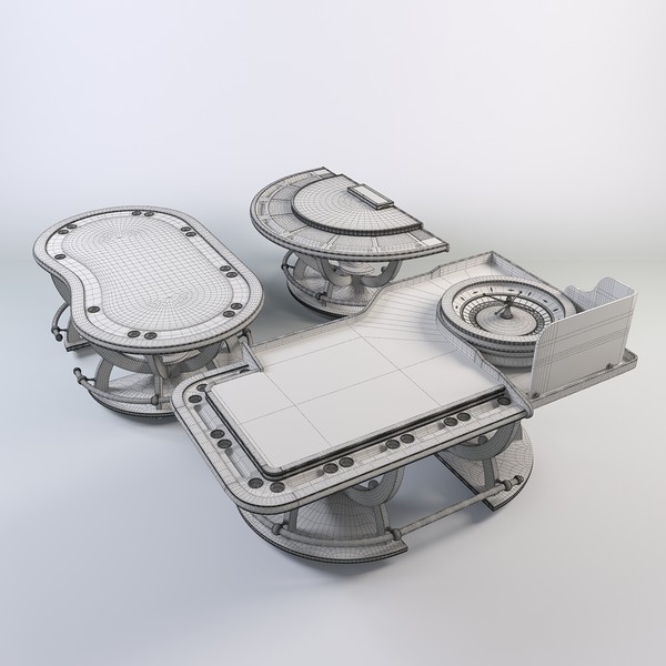 casino modeled roulette 3d model - Casino by ms_Dessi
