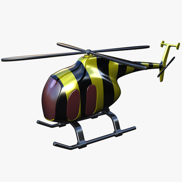 toy helicopter v3 3d max - Toy Helicopter V3 by gin3d