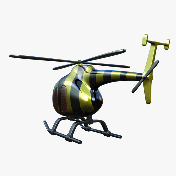 toy helicopter v3 3d max - Toy Helicopter V3 by gin3d